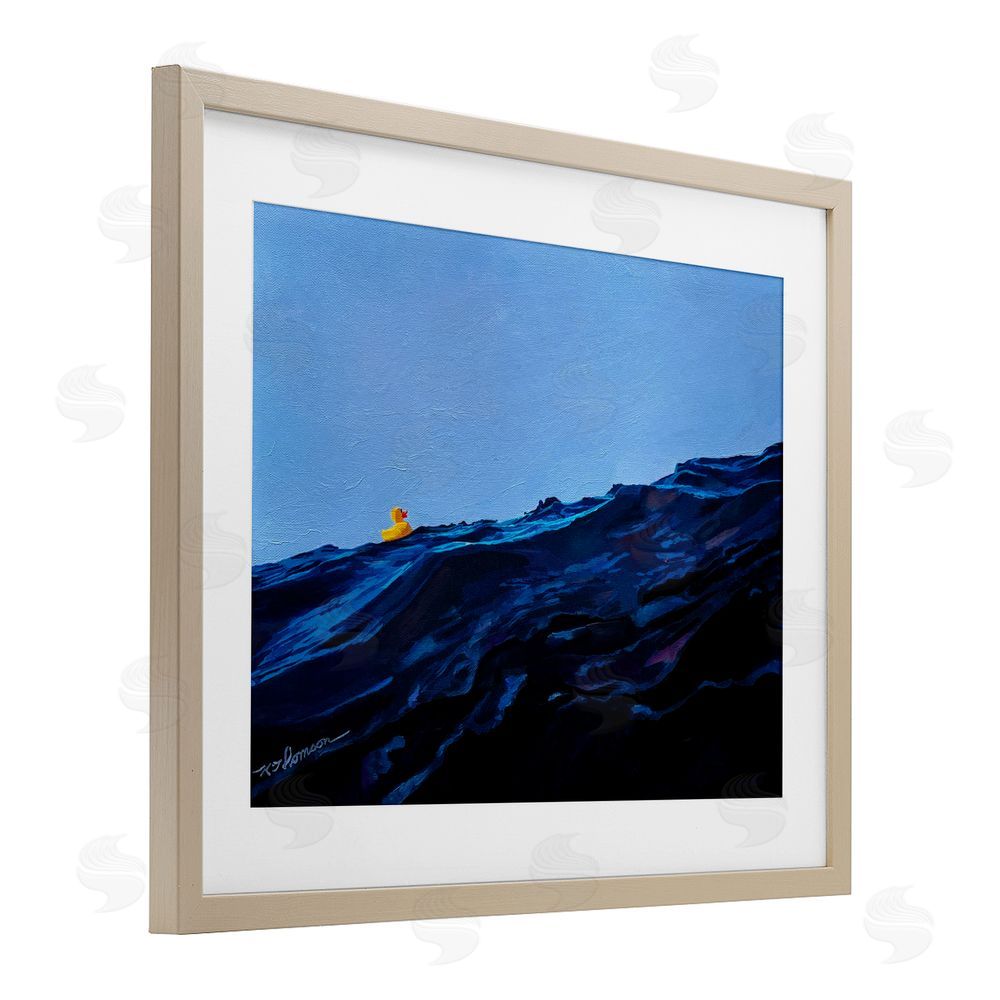 Keith Thomson You're The One Duck Brown Framed Print Under Glass Wall Art