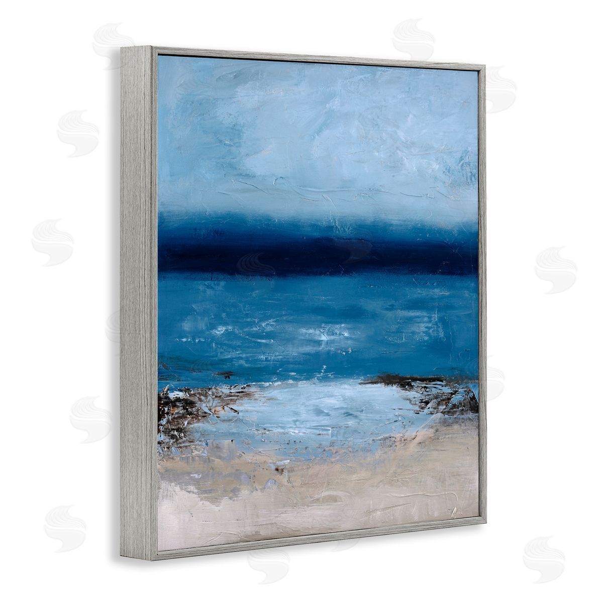 Design Fabrikken Endless Sea Moods Gray Framed Giclee Print Wall Art