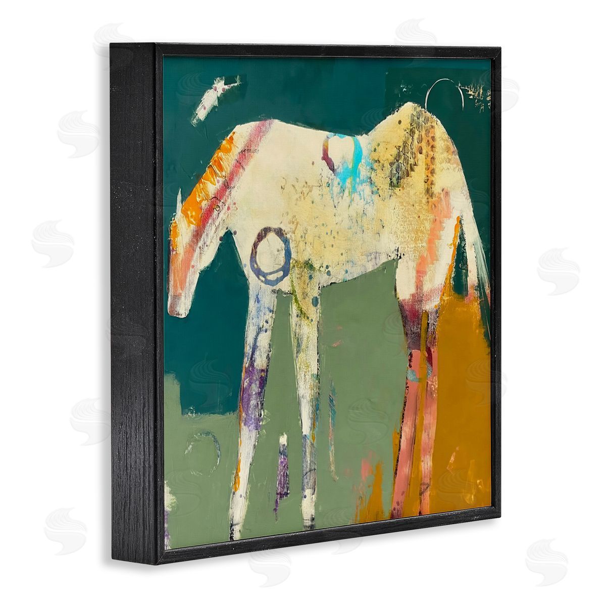 Dianna Fritzler Into The Mystic Horse Black Framed Giclee Print Wall Art