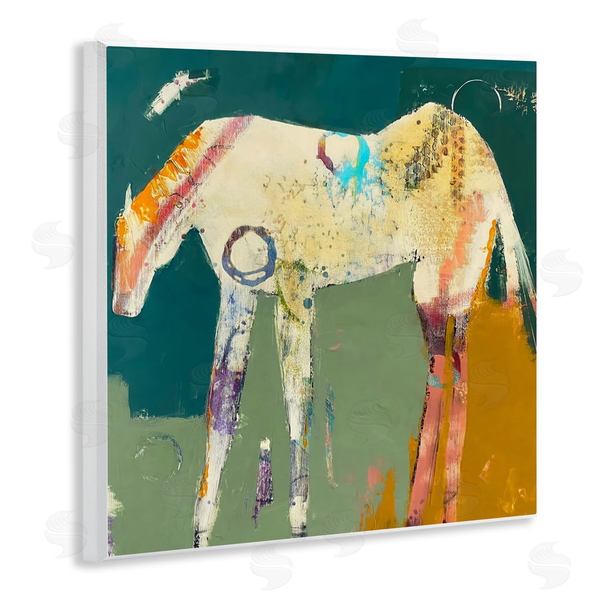 Dianna Fritzler Into The Mystic Horse Wooden Wall Plaque Art Print