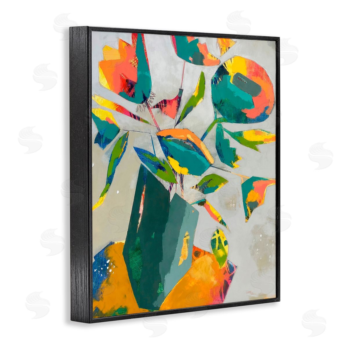 Dianna Fritzler Mischief & Merrymaking Abstraction Black Framed Giclee Print Wall Art
