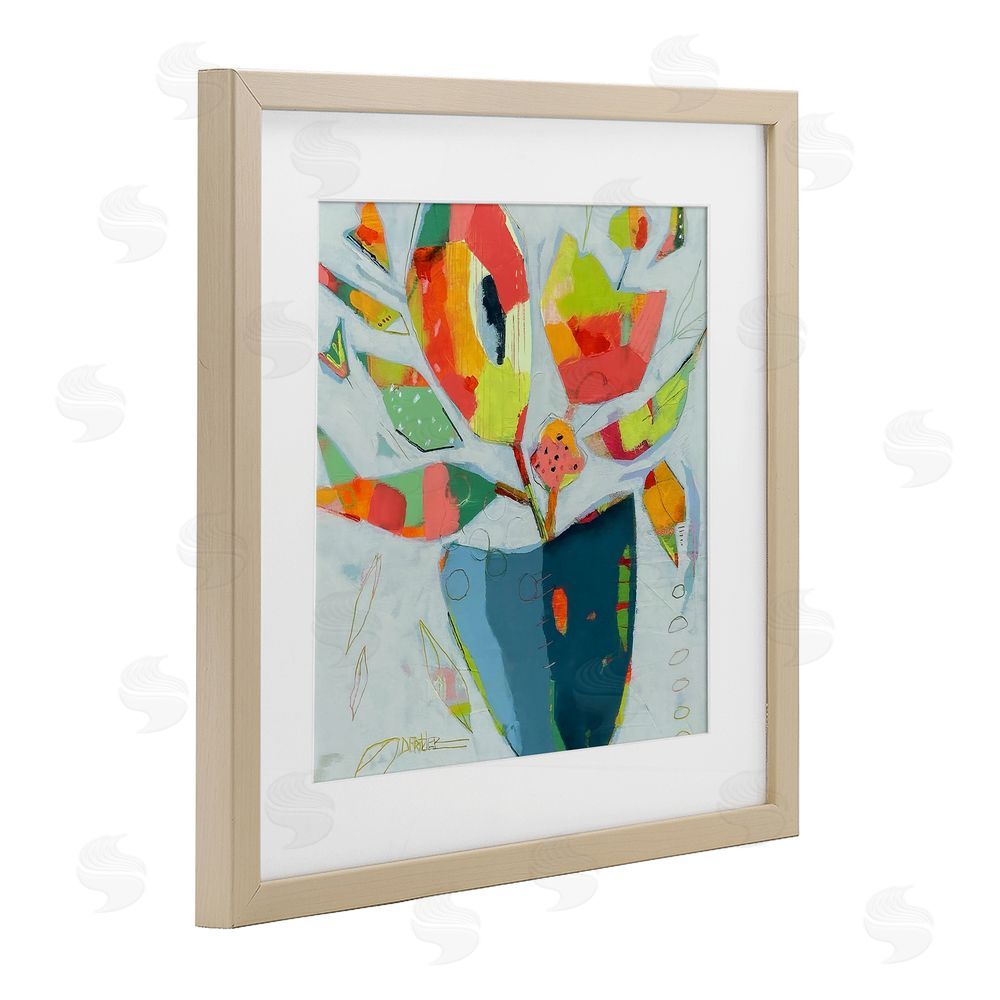 Dianna Fritzler Getting My Groove On Brown Framed Print Under Glass Wall Art