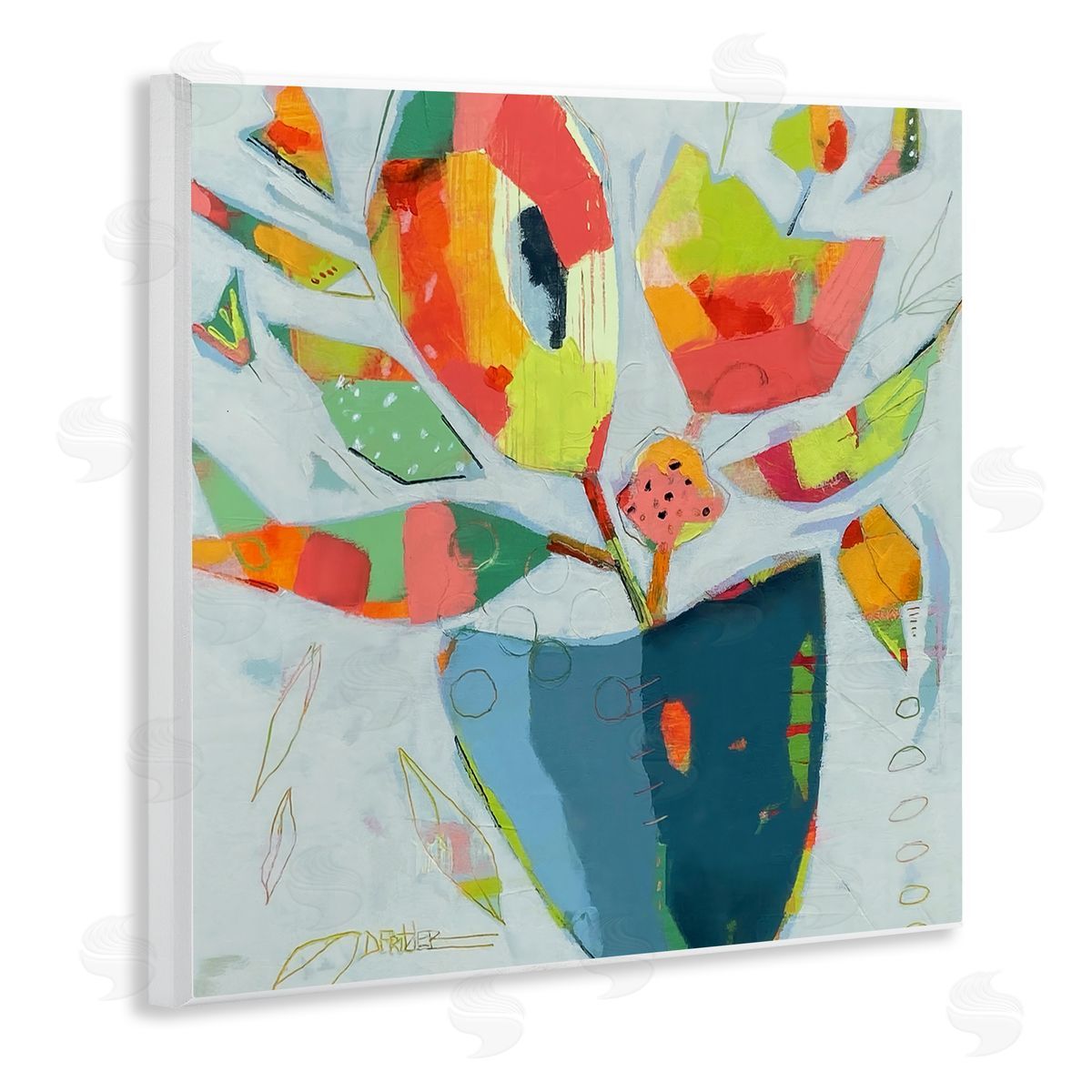 Dianna Fritzler Getting My Groove On Wooden Wall Plaque Art Print