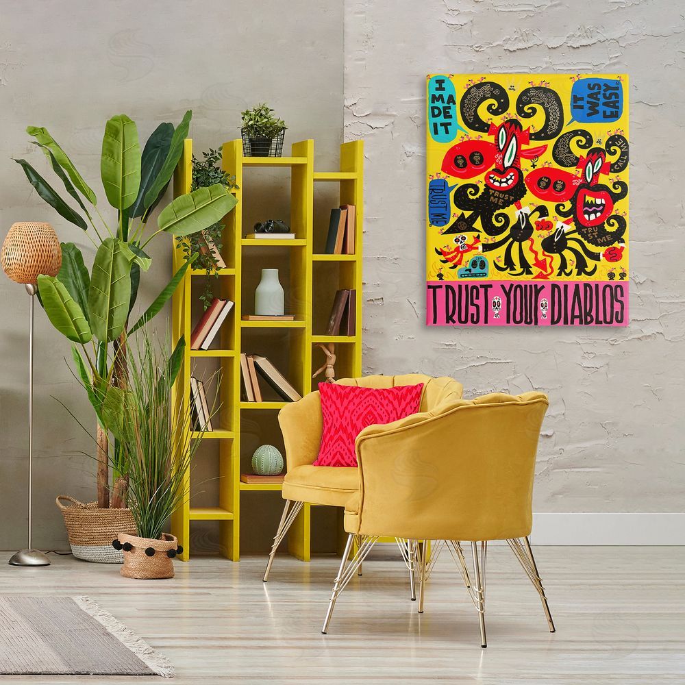 Jorge R. Gutierrez Trust Your Diablos Canvas Art on Wall