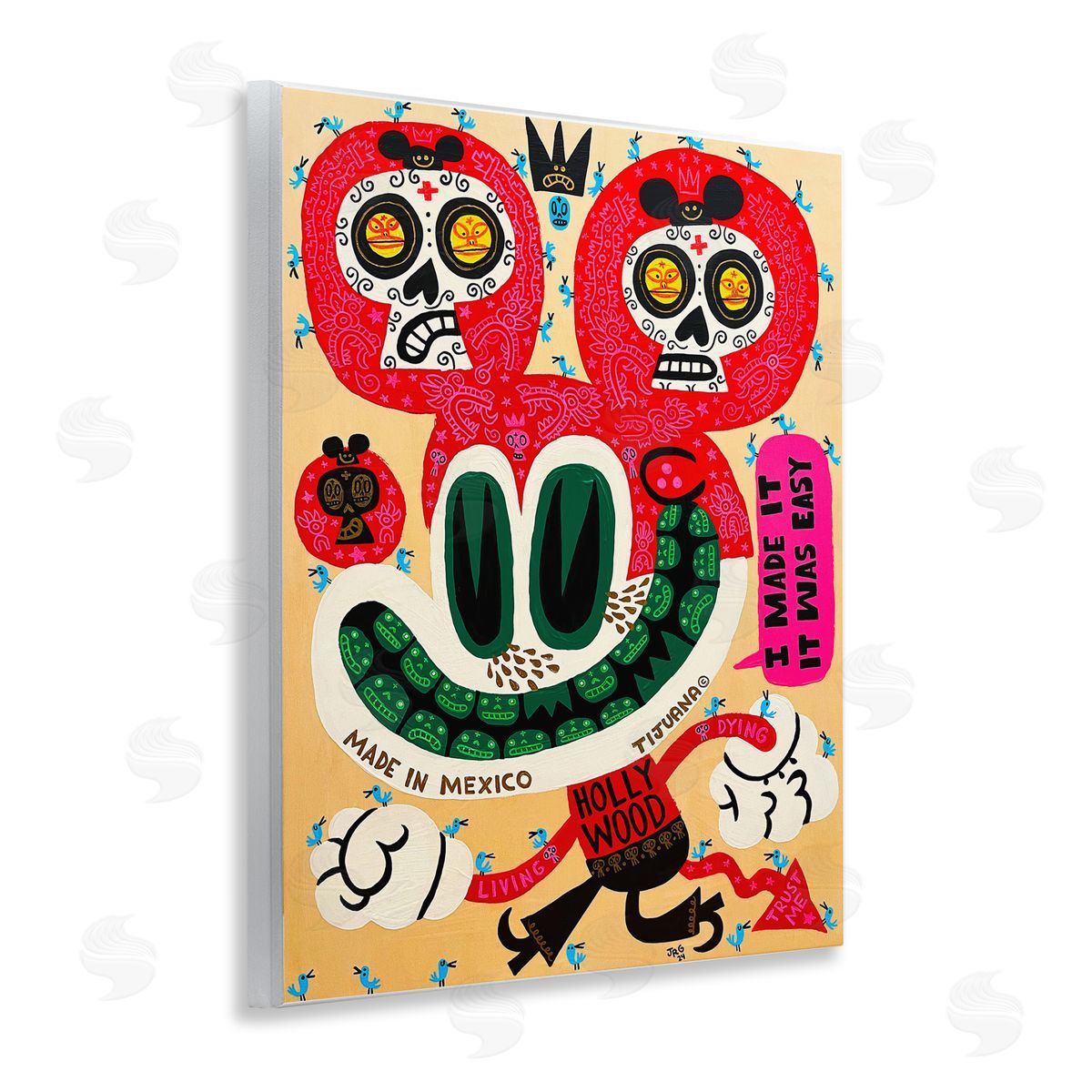 Jorge R. Gutierrez Bright Mexico Cartoon Wall Plaque Art Print