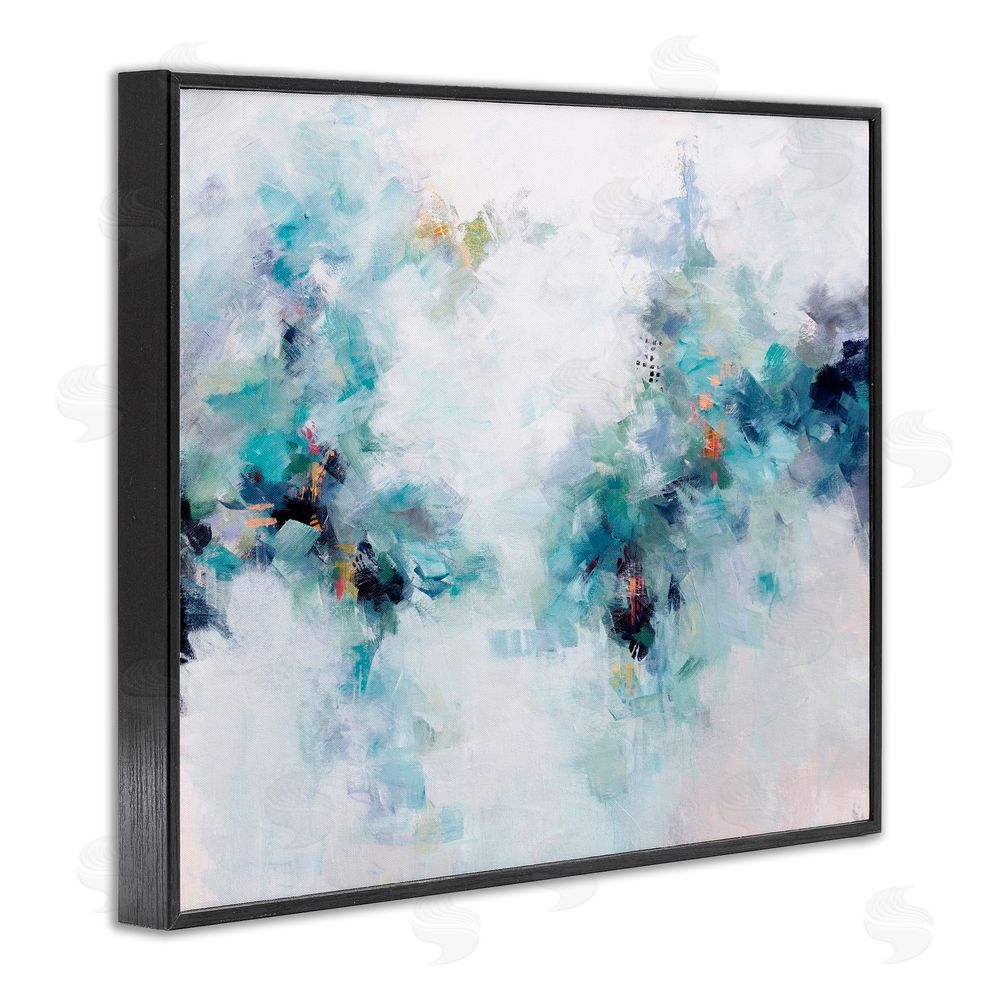 Karen Hale Reaching Out Abstraction Black Framed Giclee Print Wall Art