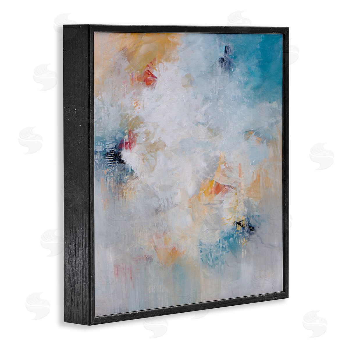 Karen Hale Veiled Dance Abstraction Black Framed Giclee Print Wall Art