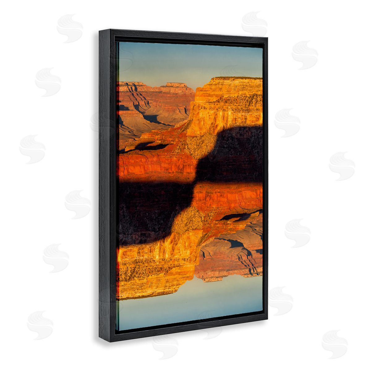 Robin Vandenabeele Surreal Canyon Reflection Canvas Wall Art Print