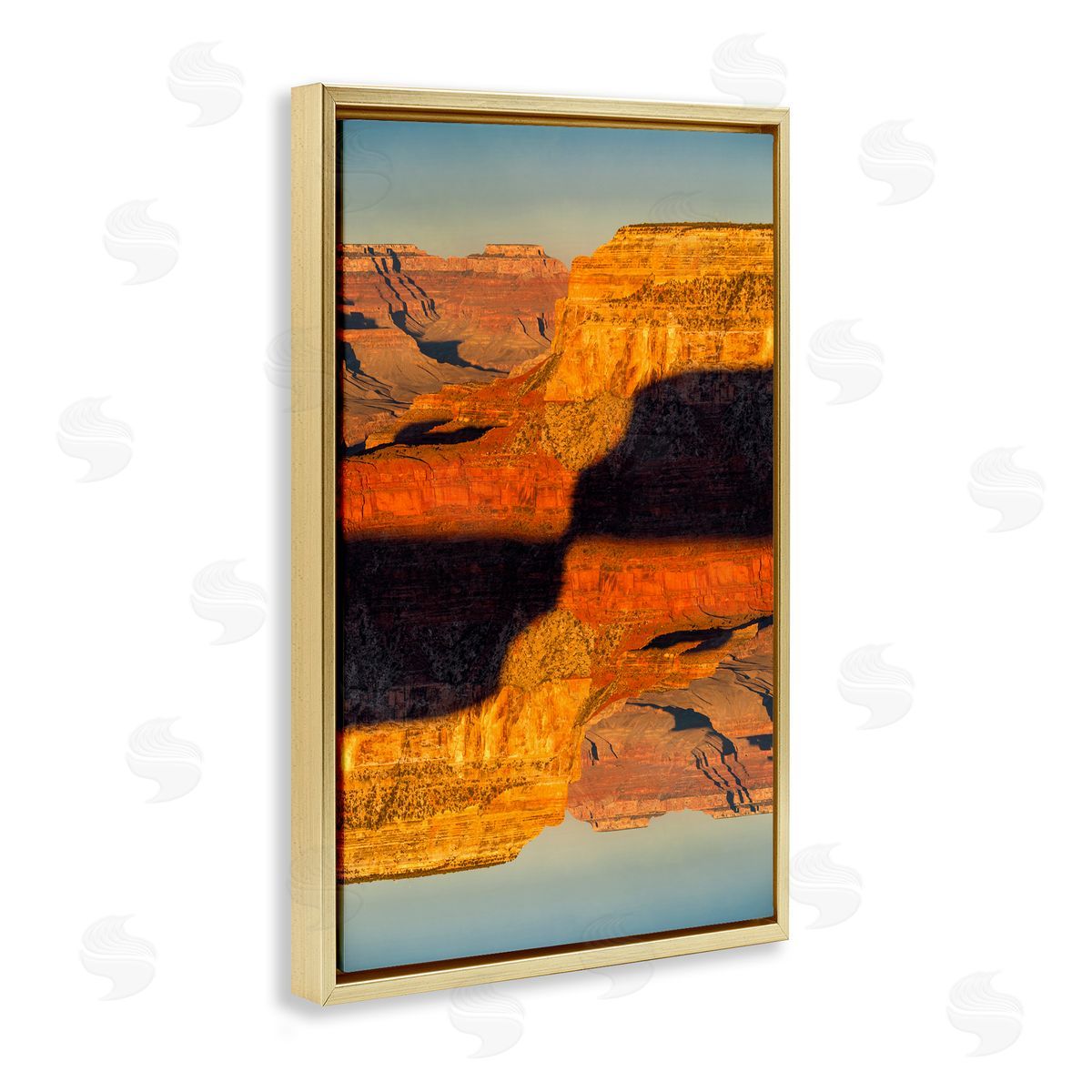 Robin Vandenabeele Surreal Canyon Reflection Canvas Wall Art Print