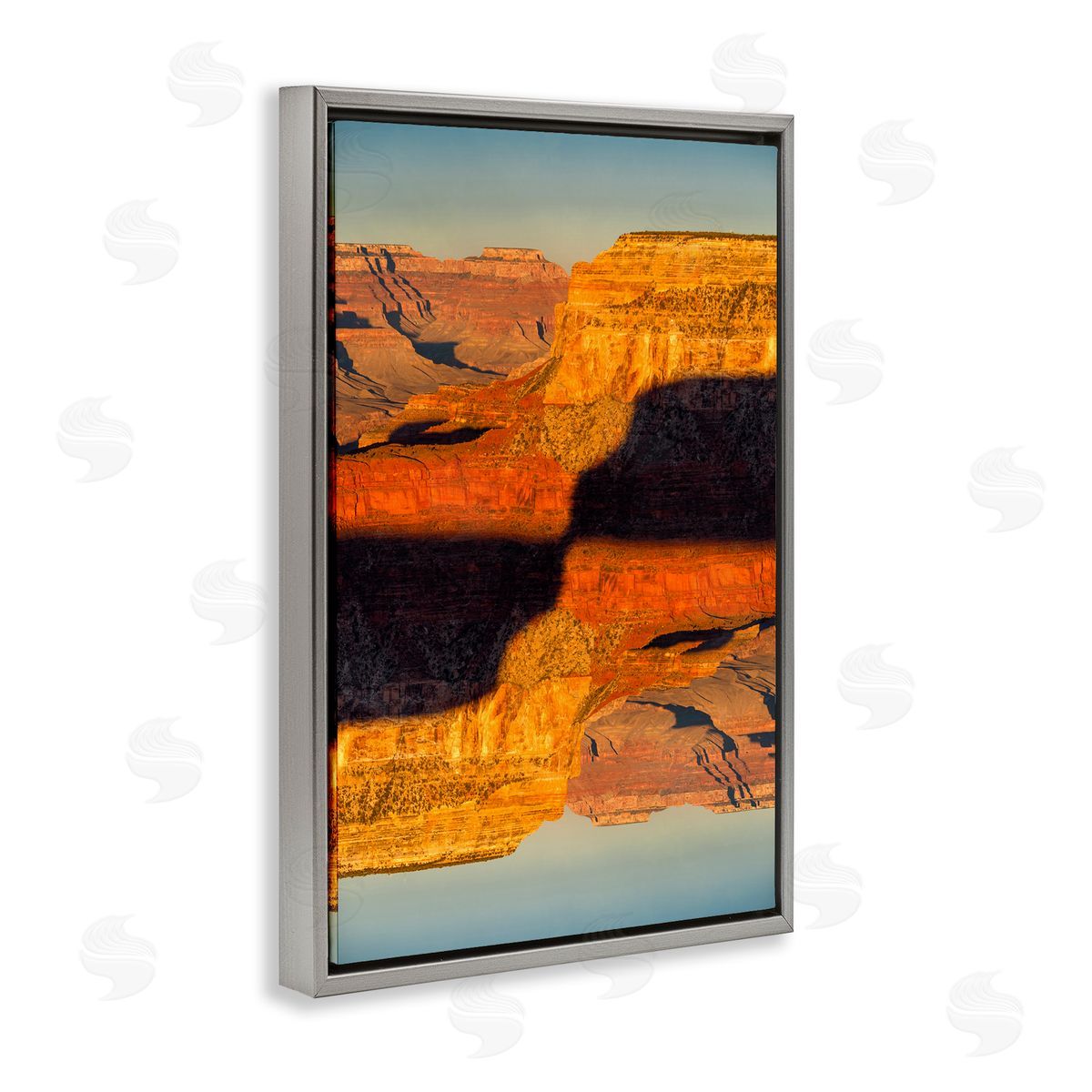 Robin Vandenabeele Surreal Canyon Reflection Canvas Wall Art Print