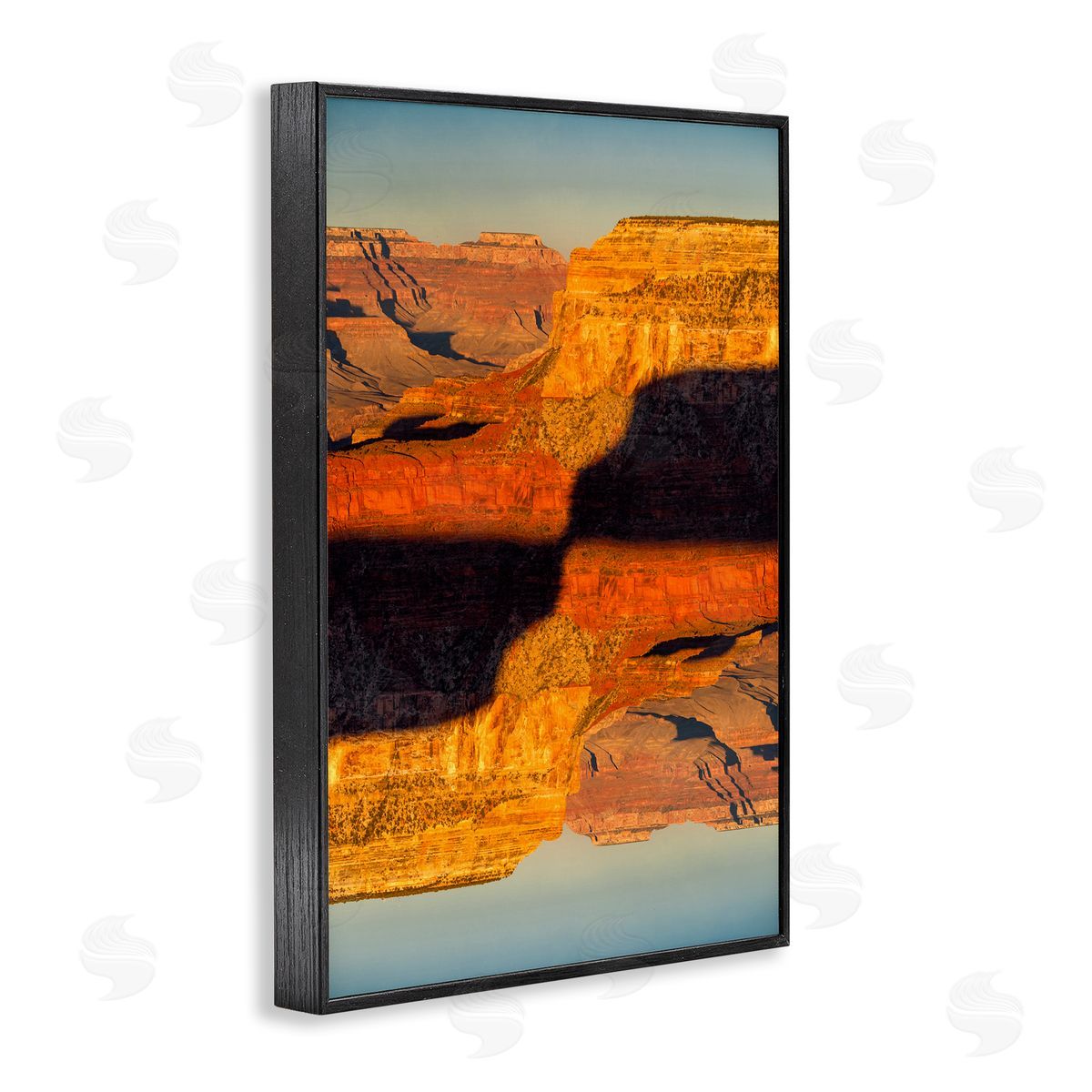 Robin Vandenabeele Surreal Canyon Reflection Canvas Wall Art Print