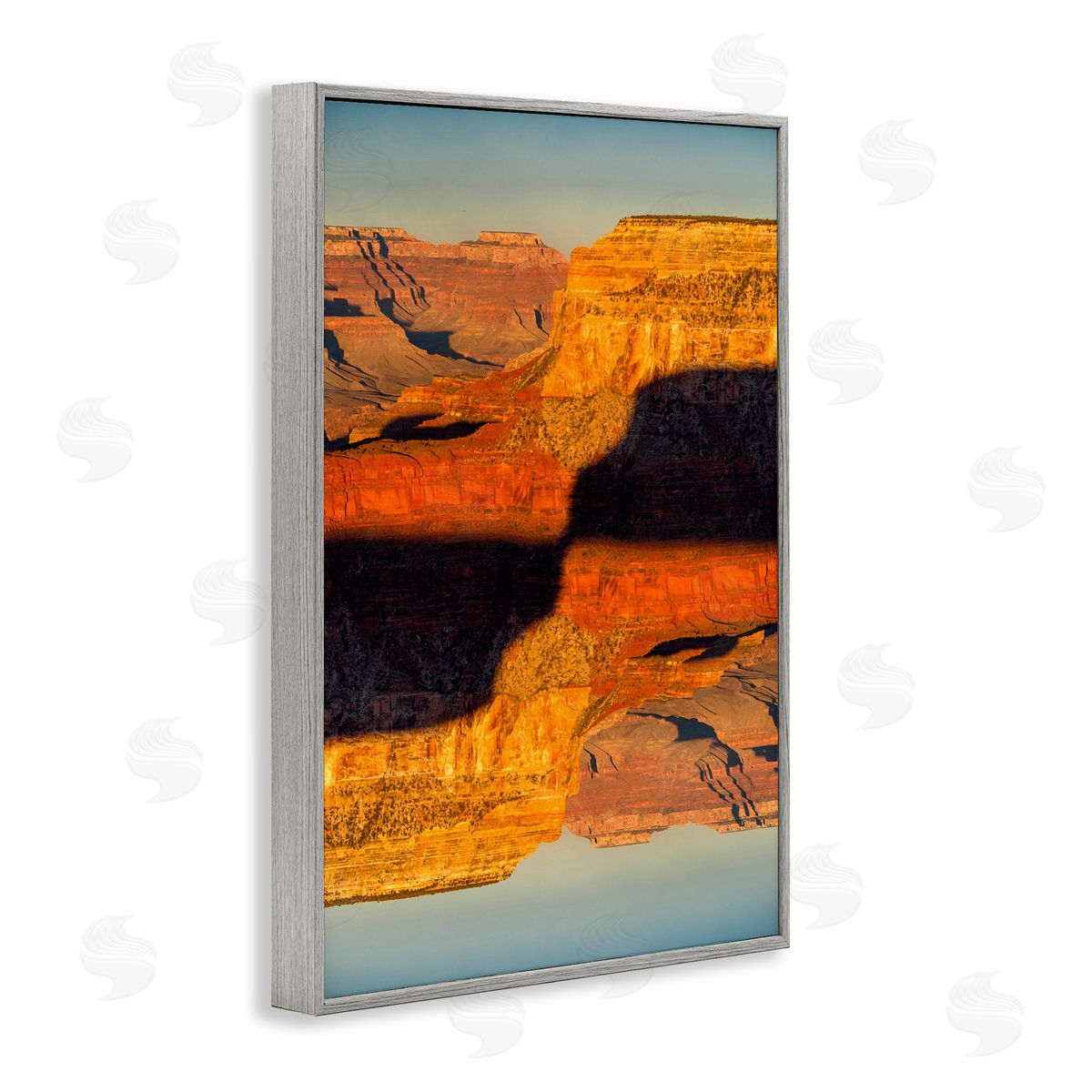Robin Vandenabeele Surreal Canyon Reflection Canvas Wall Art Print