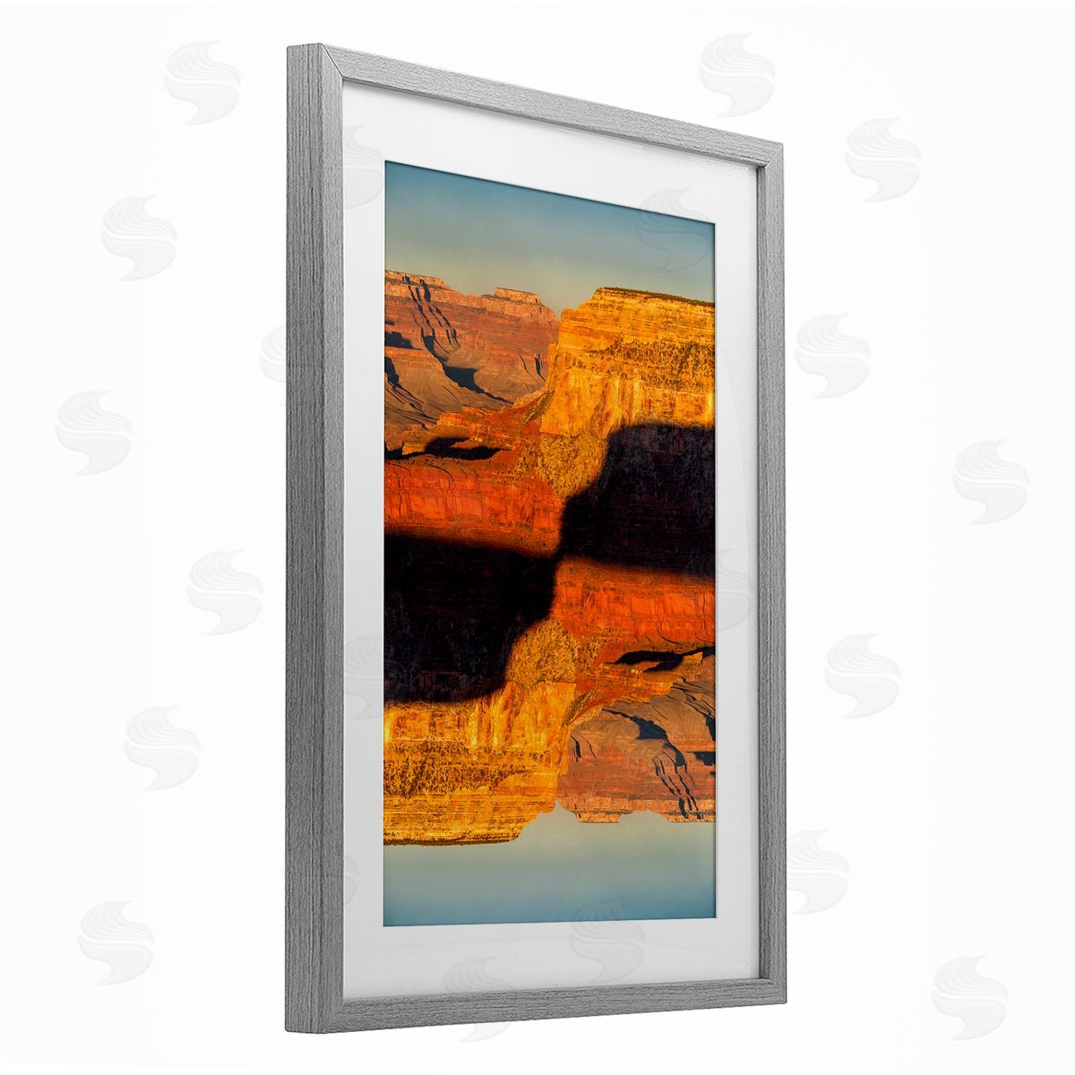 Robin Vandenabeele Surreal Canyon Reflection Canvas Wall Art Print