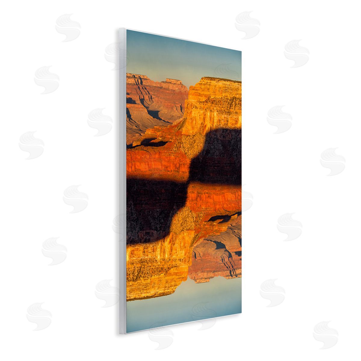Robin Vandenabeele Surreal Canyon Reflection Canvas Wall Art Print