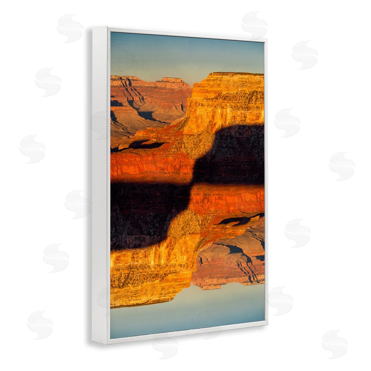 Robin Vandenabeele Surreal Canyon Reflection Canvas Wall Art Print