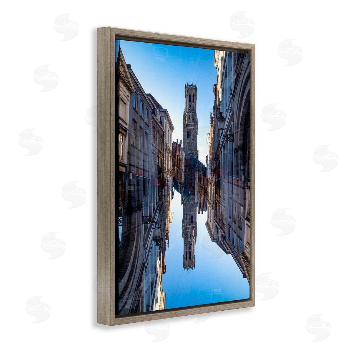 Robin Vandenabeele Historical Urban Reflection Canvas Wall Art Print