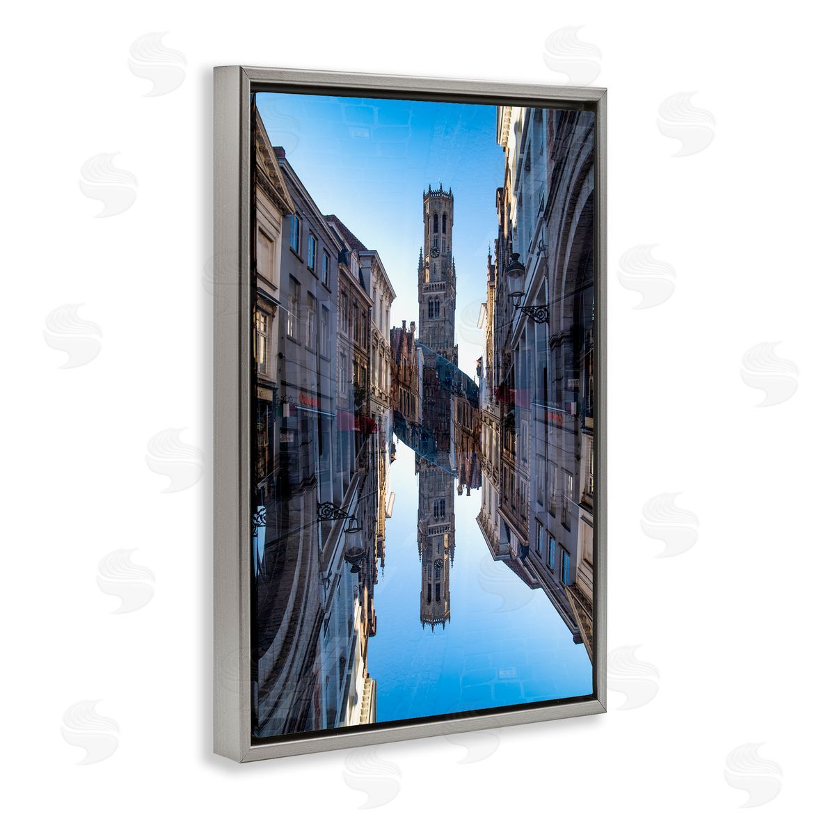 Robin Vandenabeele Historical Urban Reflection Canvas Wall Art Print