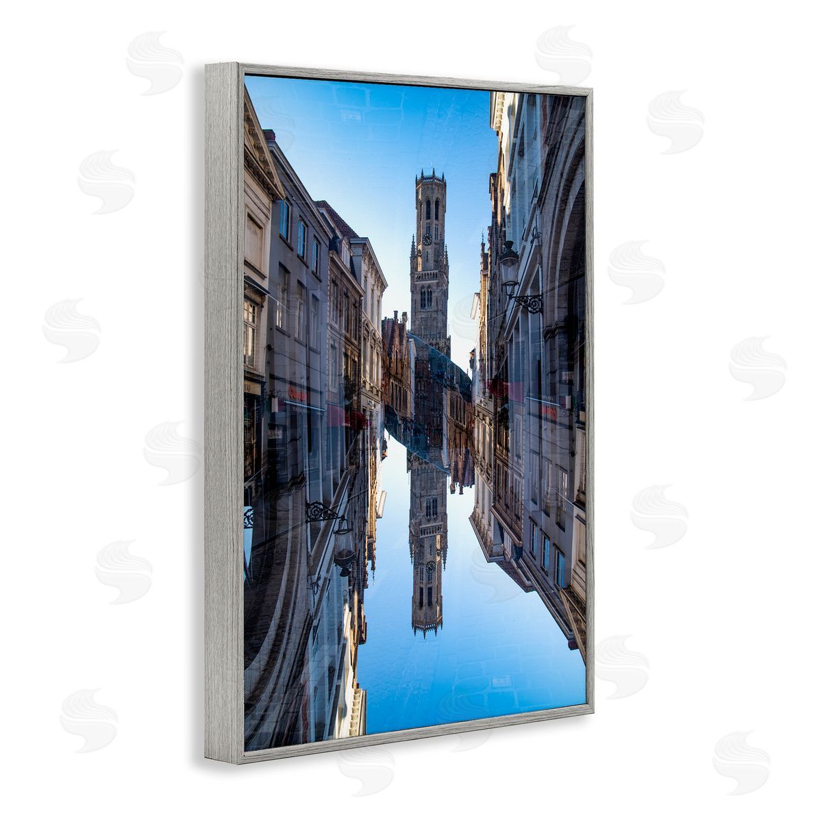 Robin Vandenabeele Historical Urban Reflection Canvas Wall Art Print