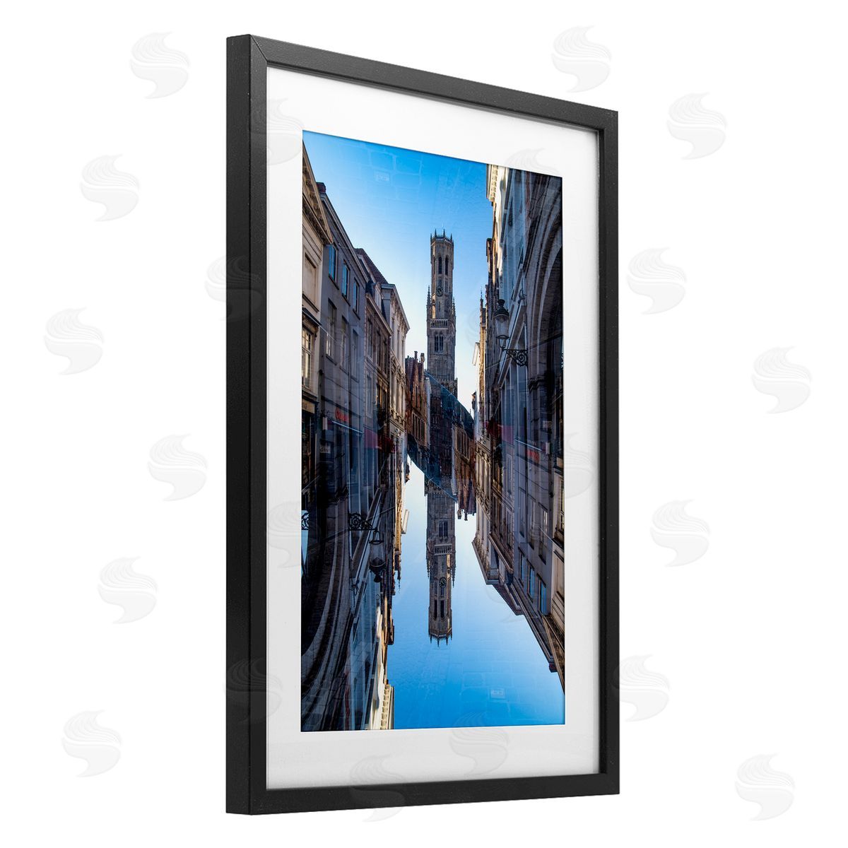 Robin Vandenabeele Historical Urban Reflection Canvas Wall Art Print