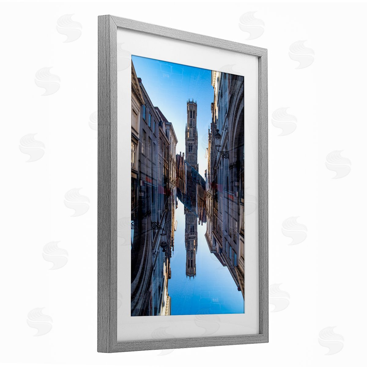 Robin Vandenabeele Historical Urban Reflection Canvas Wall Art Print