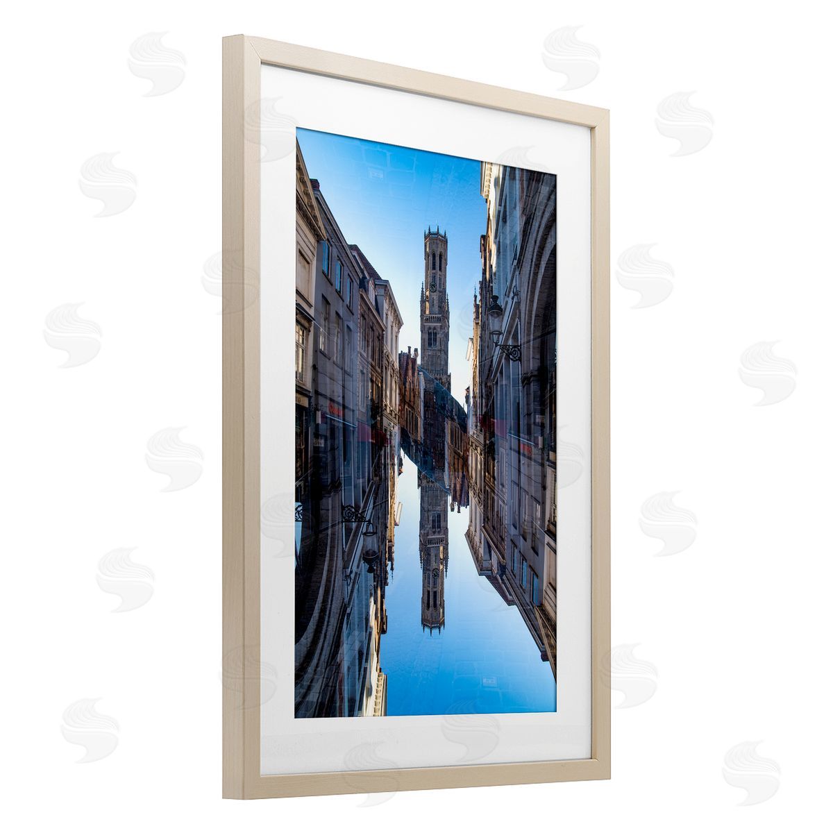 Robin Vandenabeele Historical Urban Reflection Canvas Wall Art Print