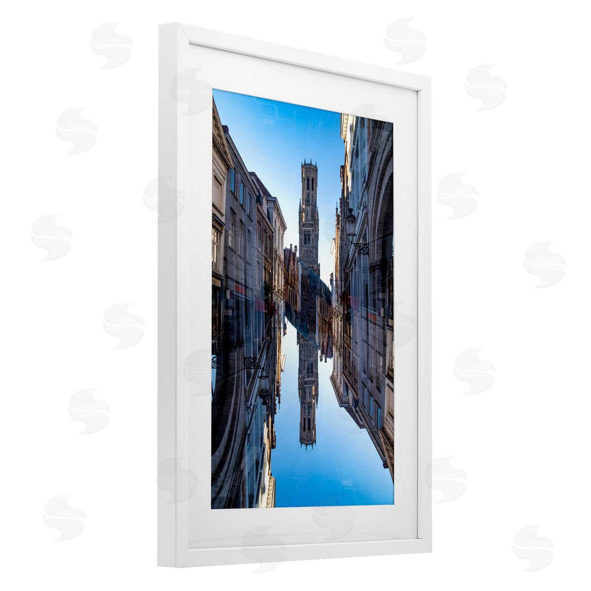 Robin Vandenabeele Historical Urban Reflection Canvas Wall Art Print