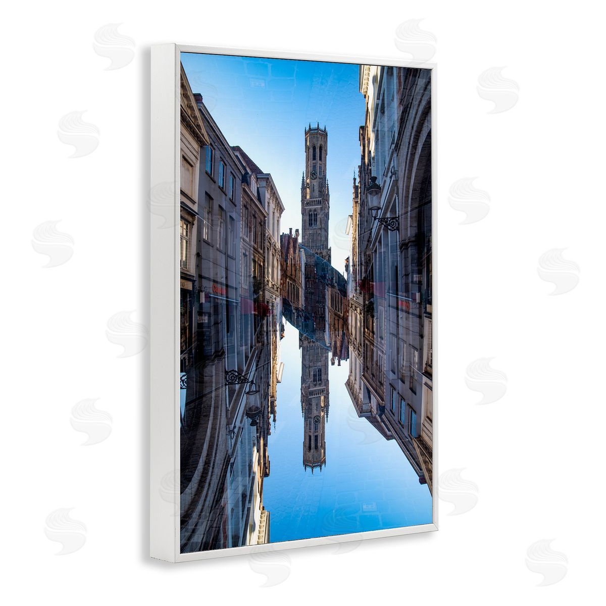 Robin Vandenabeele Historical Urban Reflection Canvas Wall Art Print