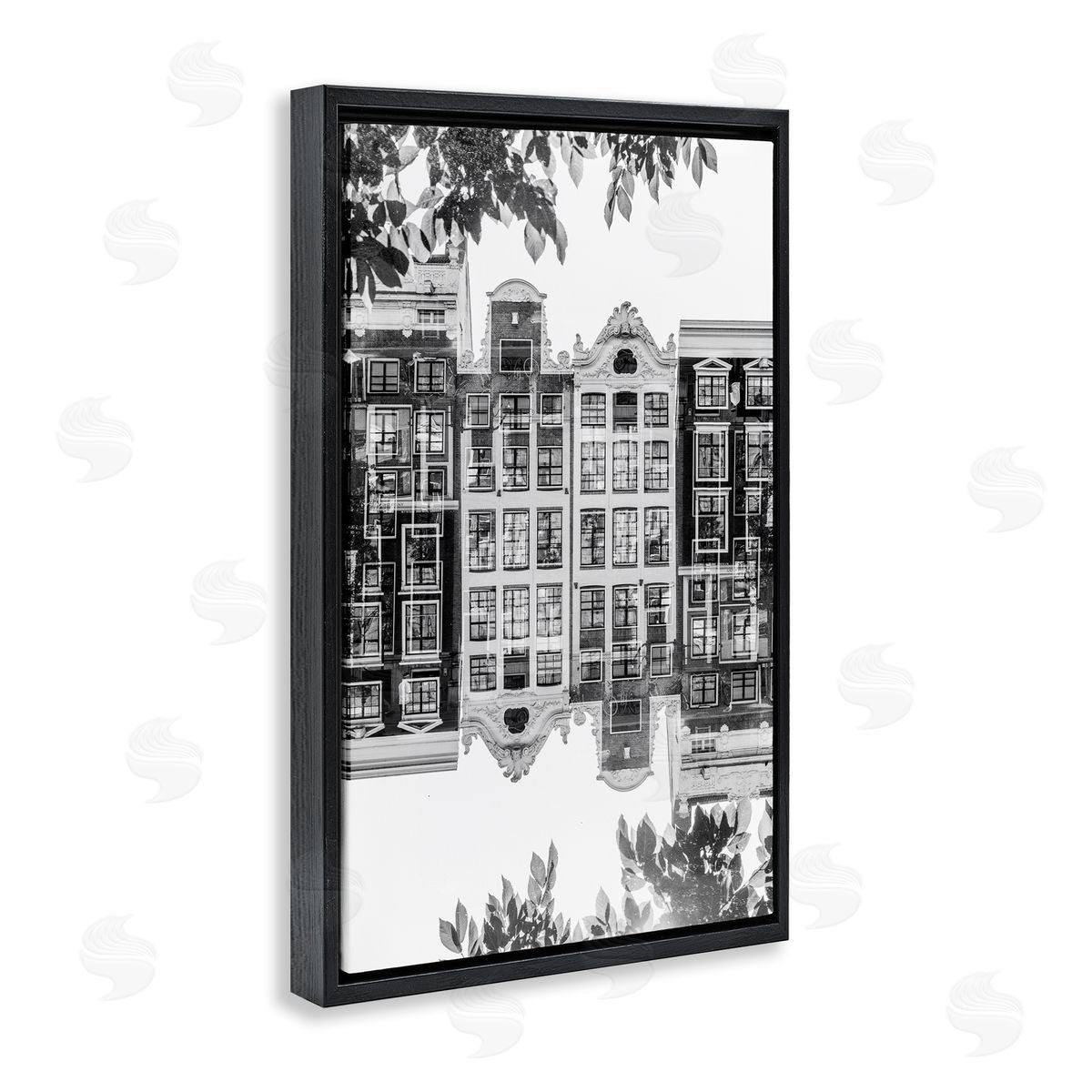 Robin Vandenabeele Reflected Cityscape View Canvas Wall Art Print
