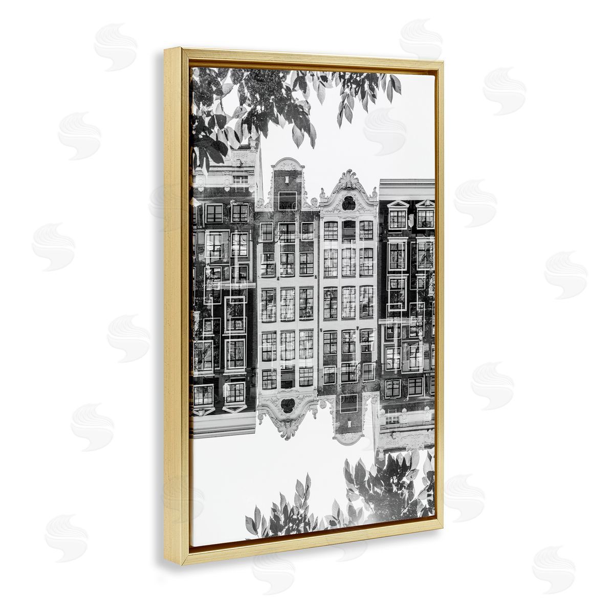 Robin Vandenabeele Reflected Cityscape View Canvas Wall Art Print