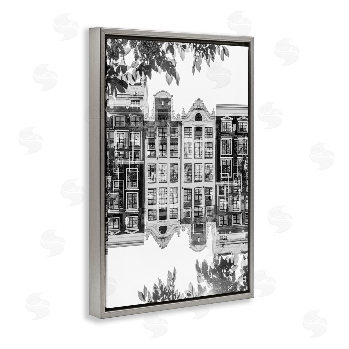 Robin Vandenabeele Reflected Cityscape View Canvas Wall Art Print