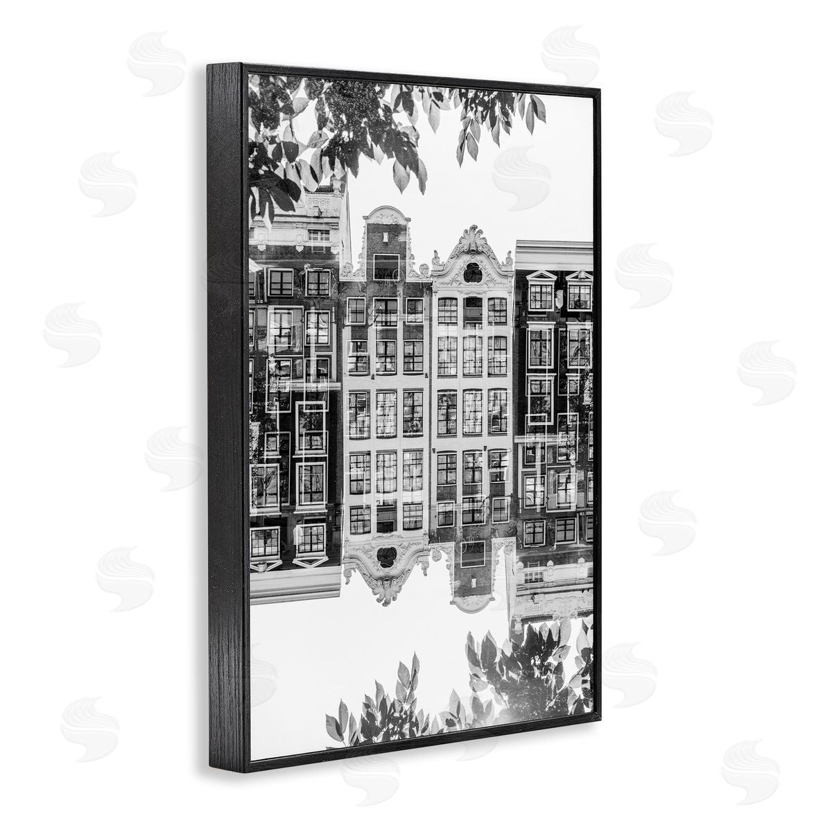 Robin Vandenabeele Reflected Cityscape View Canvas Wall Art Print