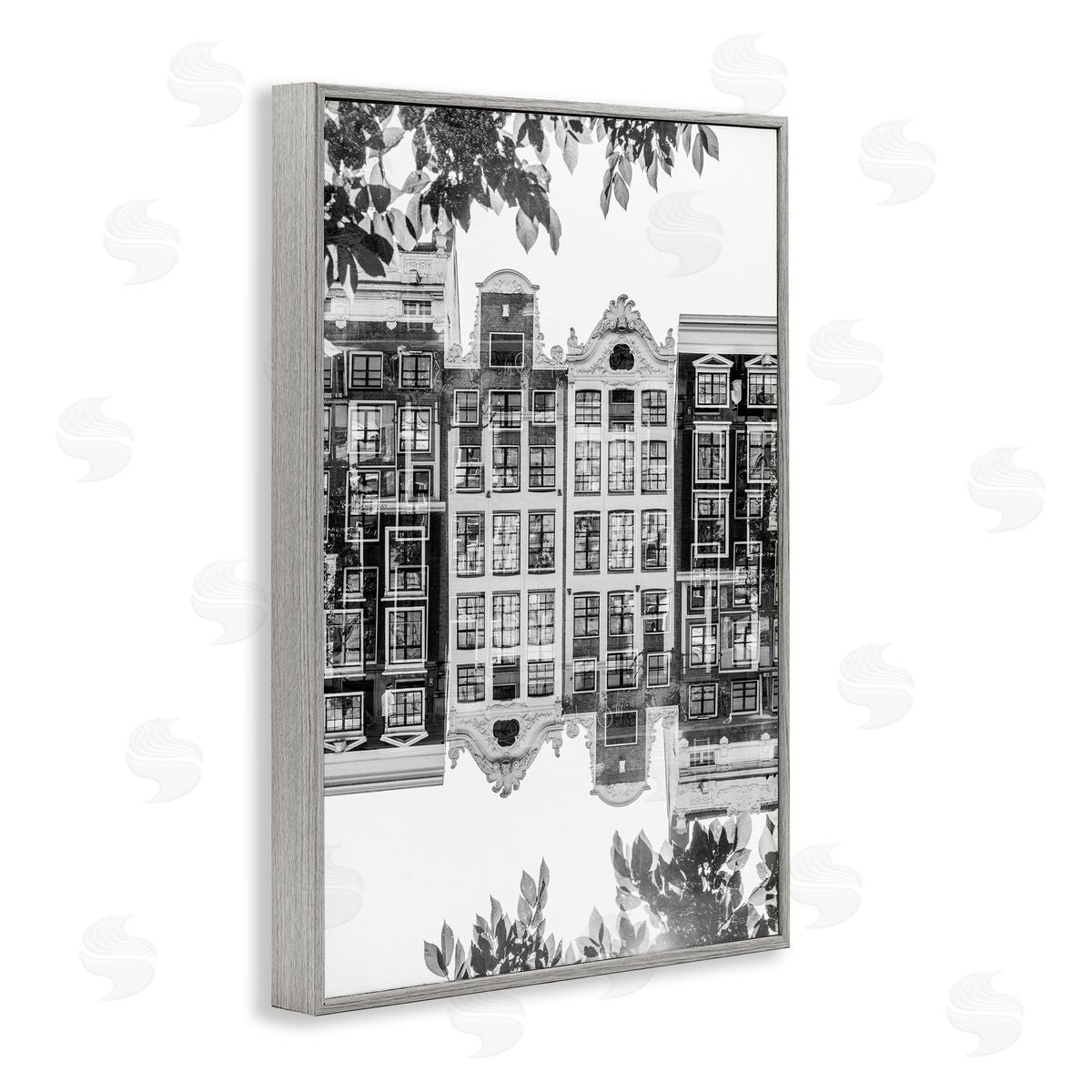 Robin Vandenabeele Reflected Cityscape View Canvas Wall Art Print