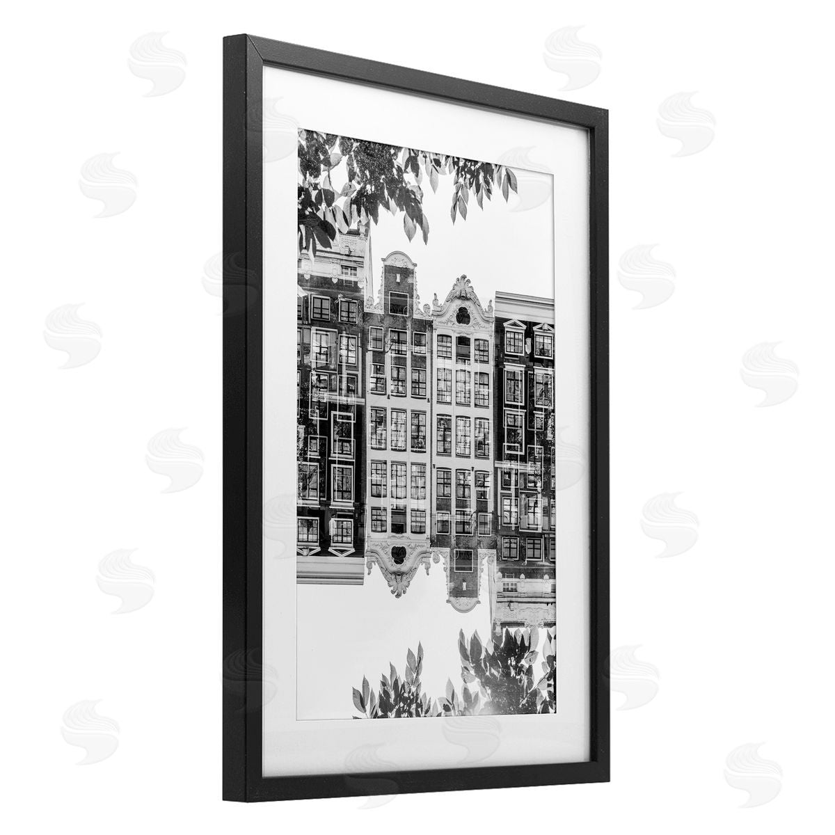 Robin Vandenabeele Reflected Cityscape View Canvas Wall Art Print
