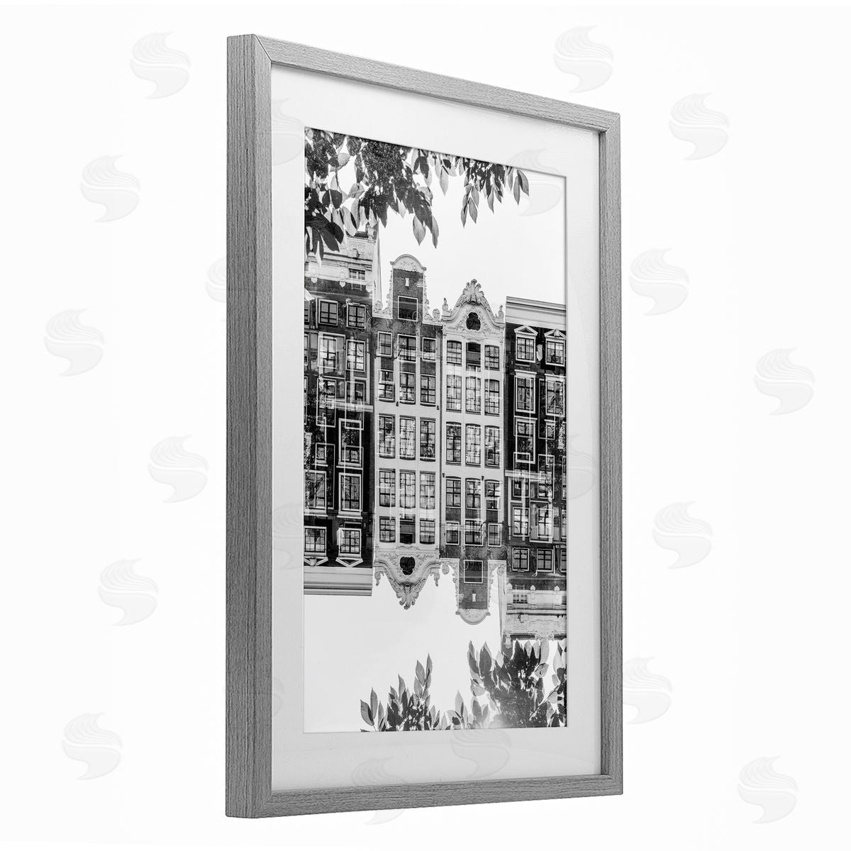 Robin Vandenabeele Reflected Cityscape View Canvas Wall Art Print