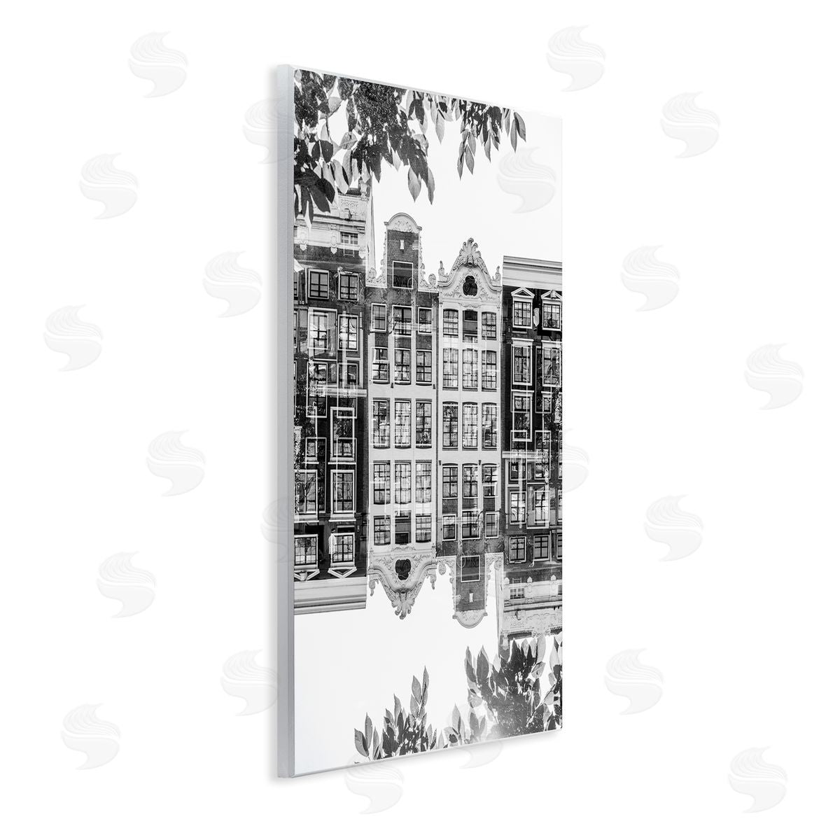 Robin Vandenabeele Reflected Cityscape View Canvas Wall Art Print