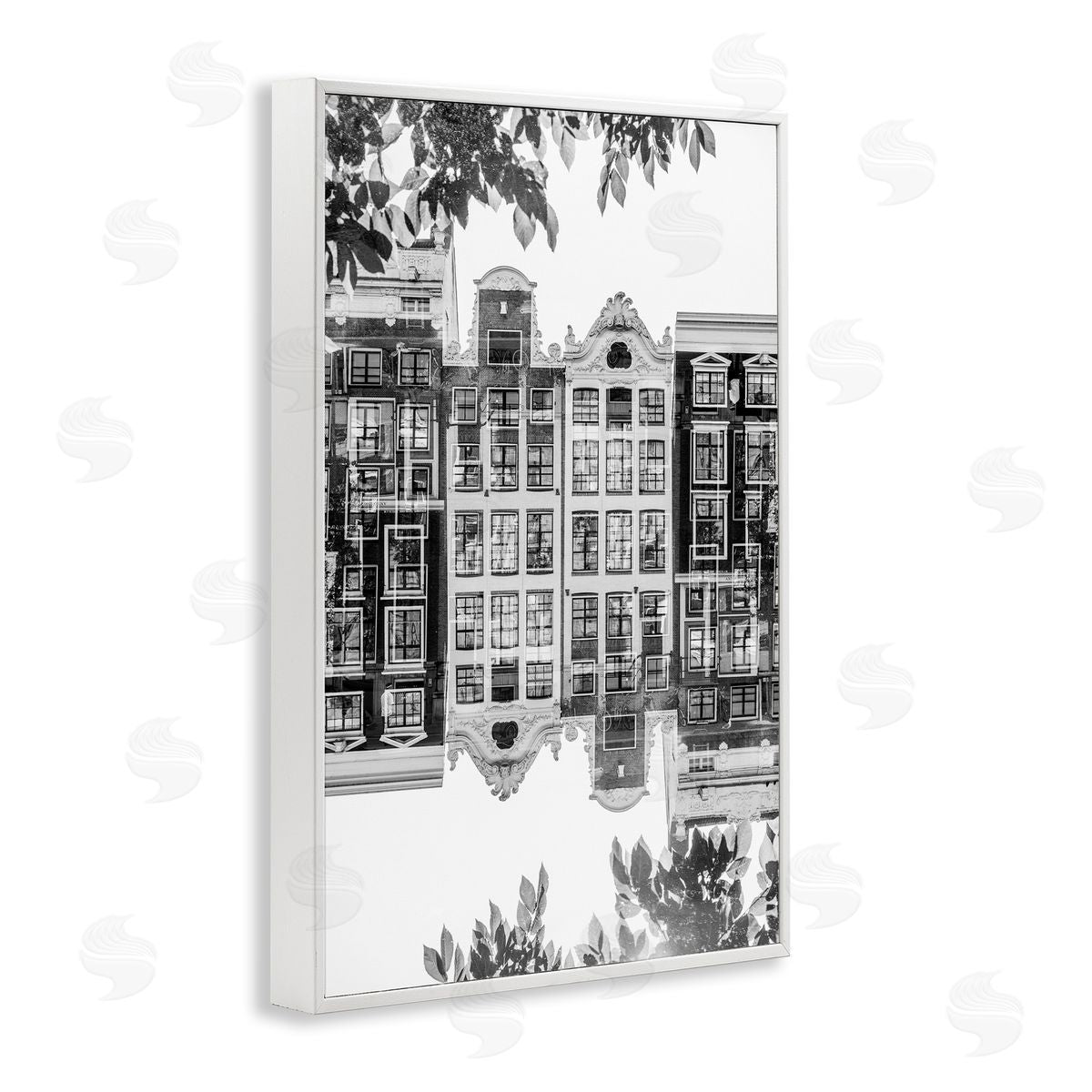 Robin Vandenabeele Reflected Cityscape View Canvas Wall Art Print