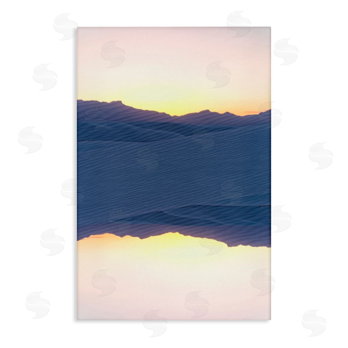 Robin Vandenabeele Desert Sunset Surreal Reflection Canvas Wall Art Print