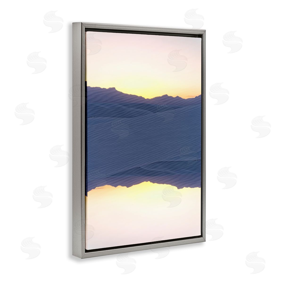 Robin Vandenabeele Desert Sunset Surreal Reflection Canvas Wall Art Print