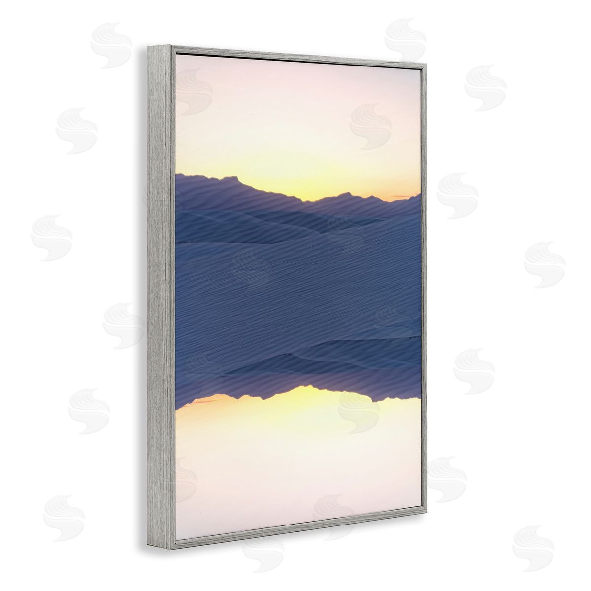 Robin Vandenabeele Desert Sunset Surreal Reflection Canvas Wall Art Print