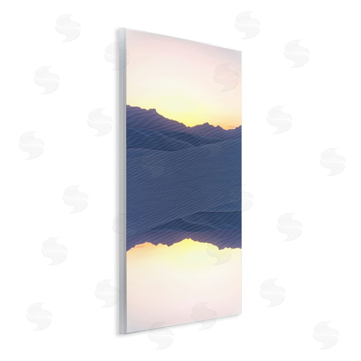 Robin Vandenabeele Desert Sunset Surreal Reflection Canvas Wall Art Print
