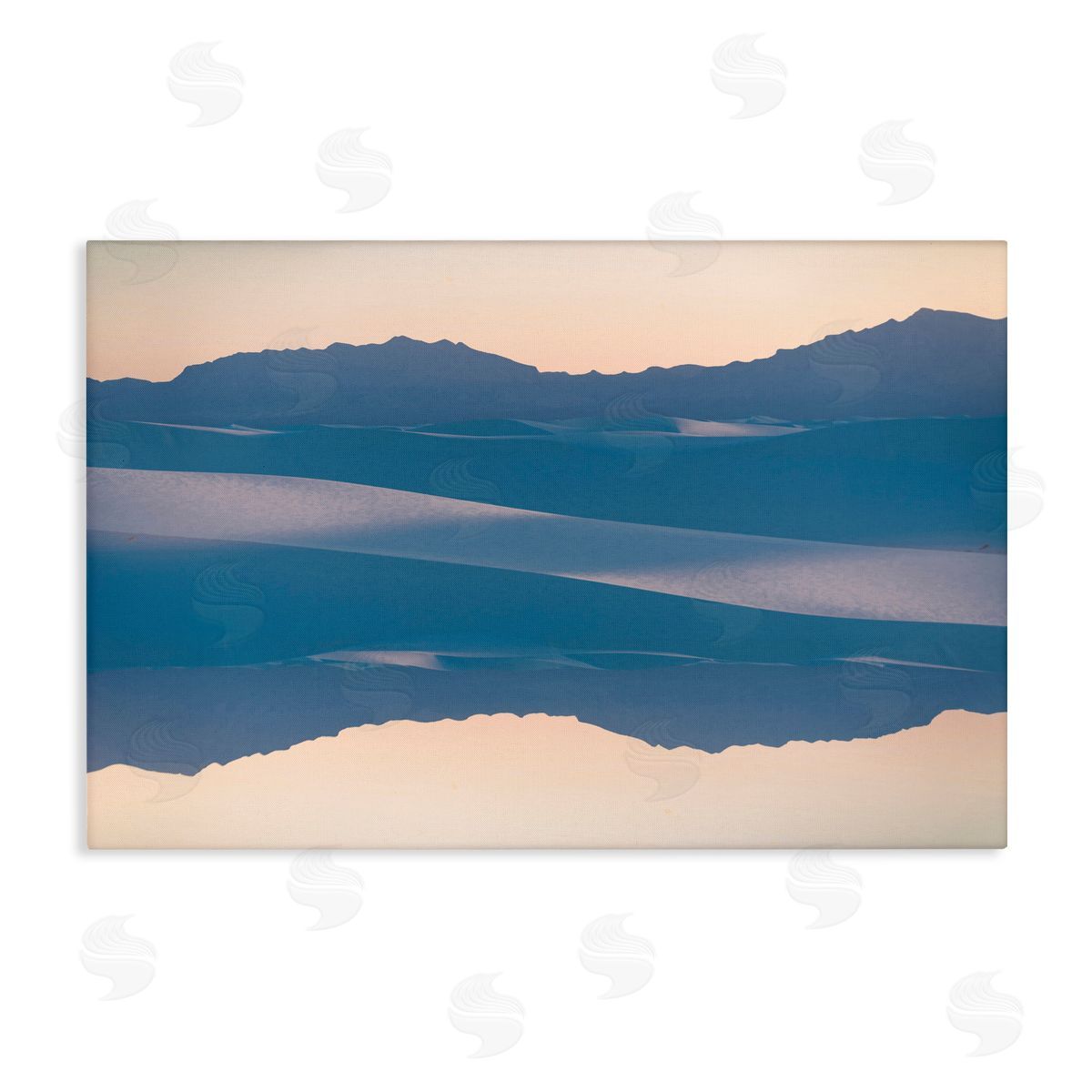 Robin Vandenabeele Subtle Mountain Silhouette Reflection Canvas Wall Art Print