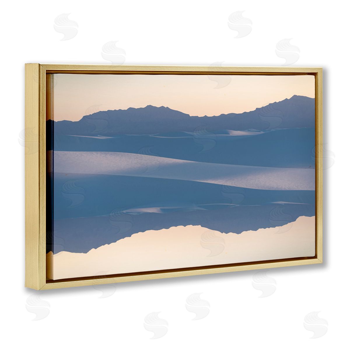 Robin Vandenabeele Subtle Mountain Silhouette Reflection Canvas Wall Art Print