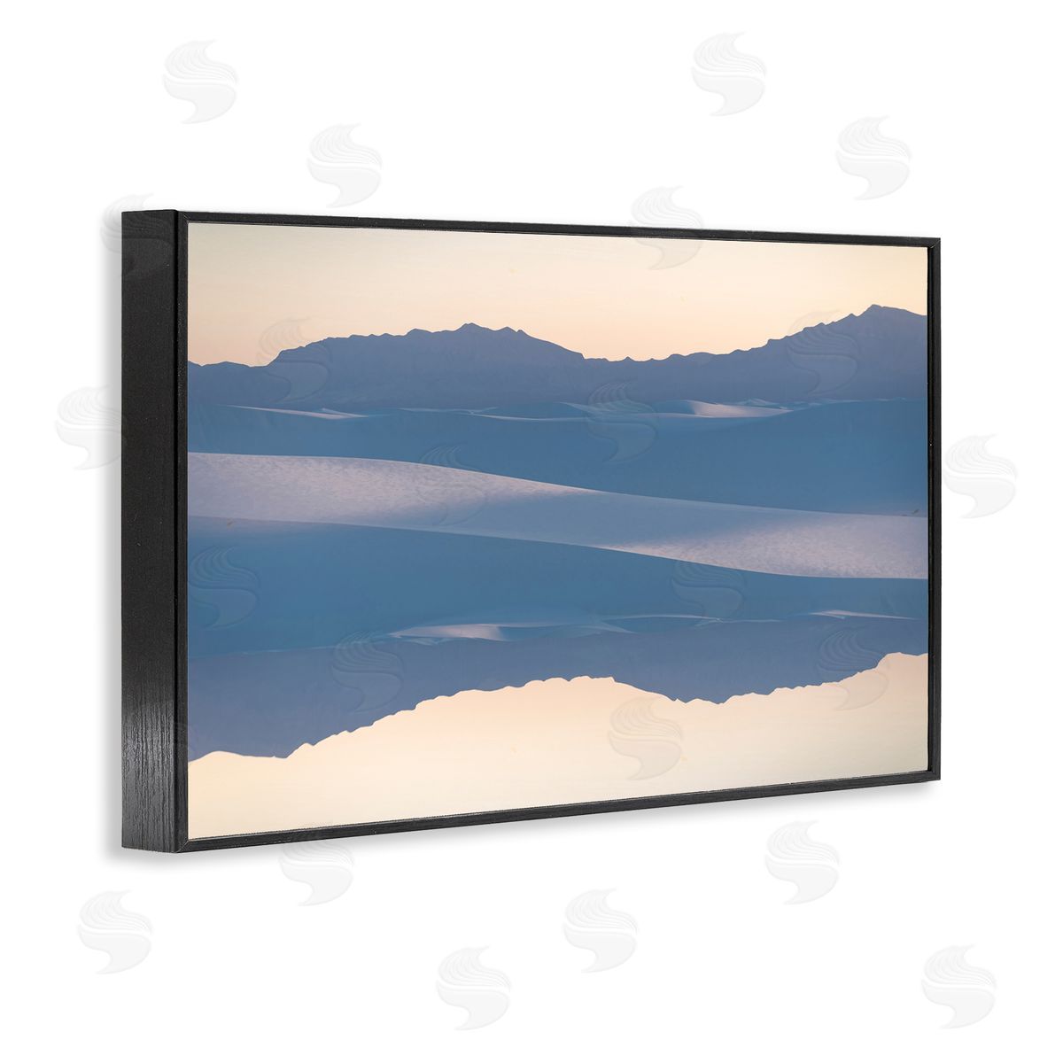 Robin Vandenabeele Subtle Mountain Silhouette Reflection Canvas Wall Art Print