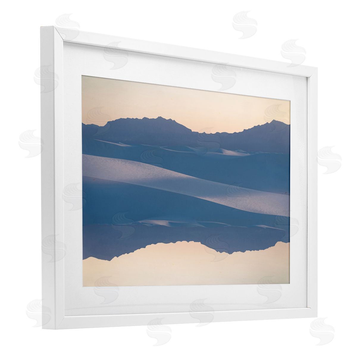 Robin Vandenabeele Subtle Mountain Silhouette Reflection Canvas Wall Art Print