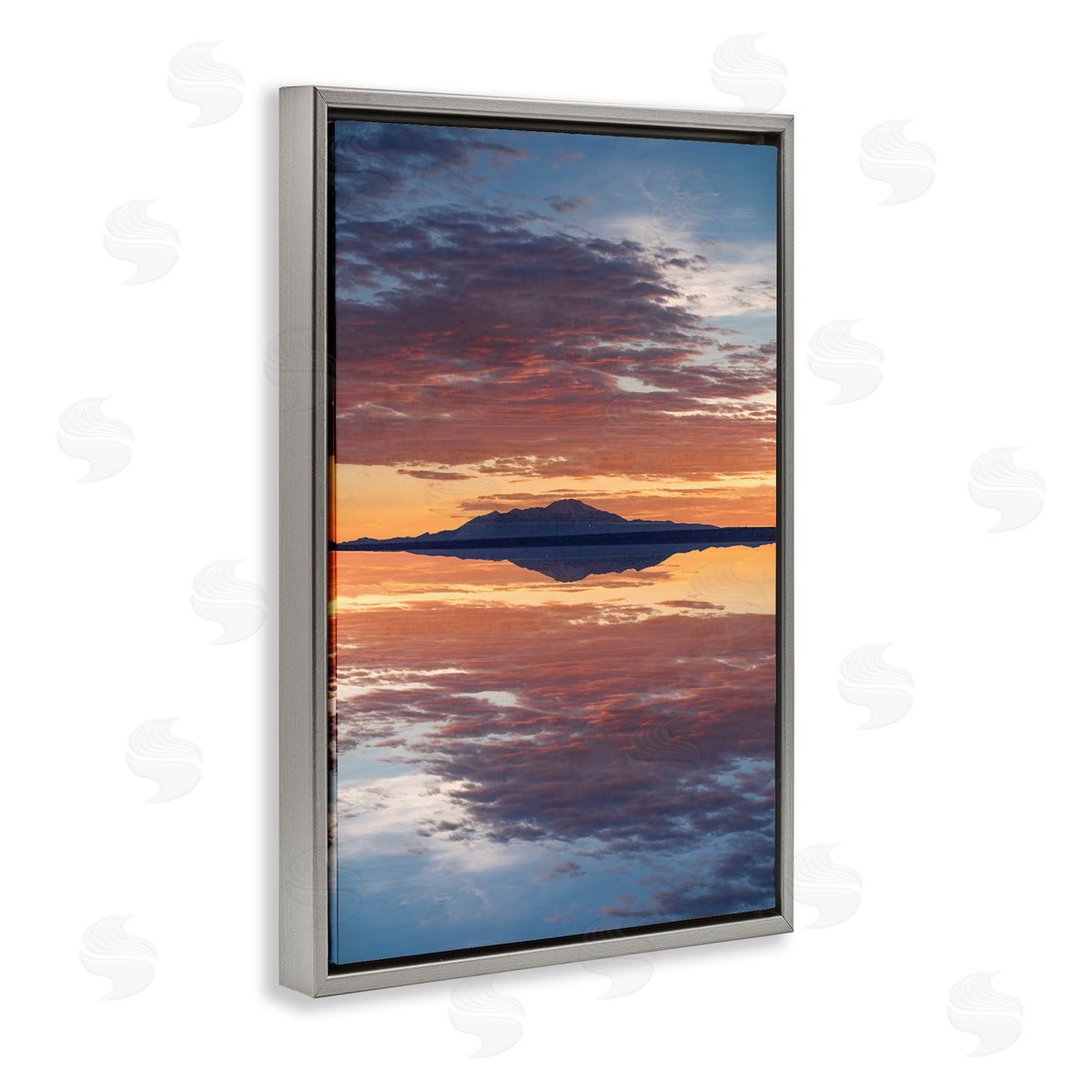 Robin Vandenabeele Sunset Sea Reflection Canvas Wall Art Print