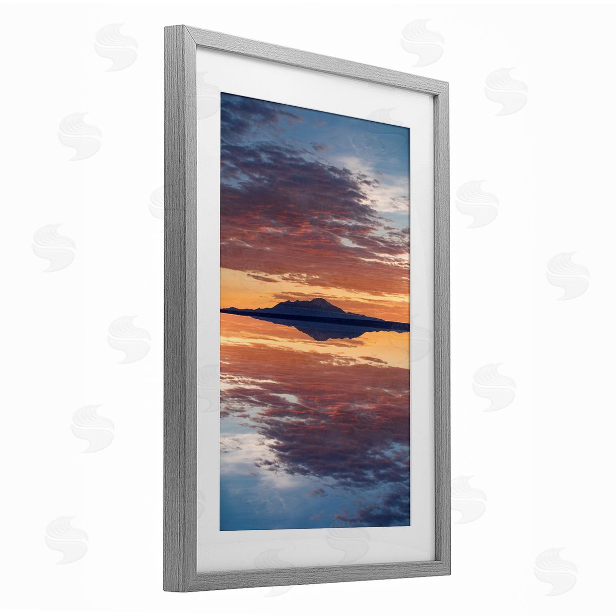 Robin Vandenabeele Sunset Sea Reflection Canvas Wall Art Print