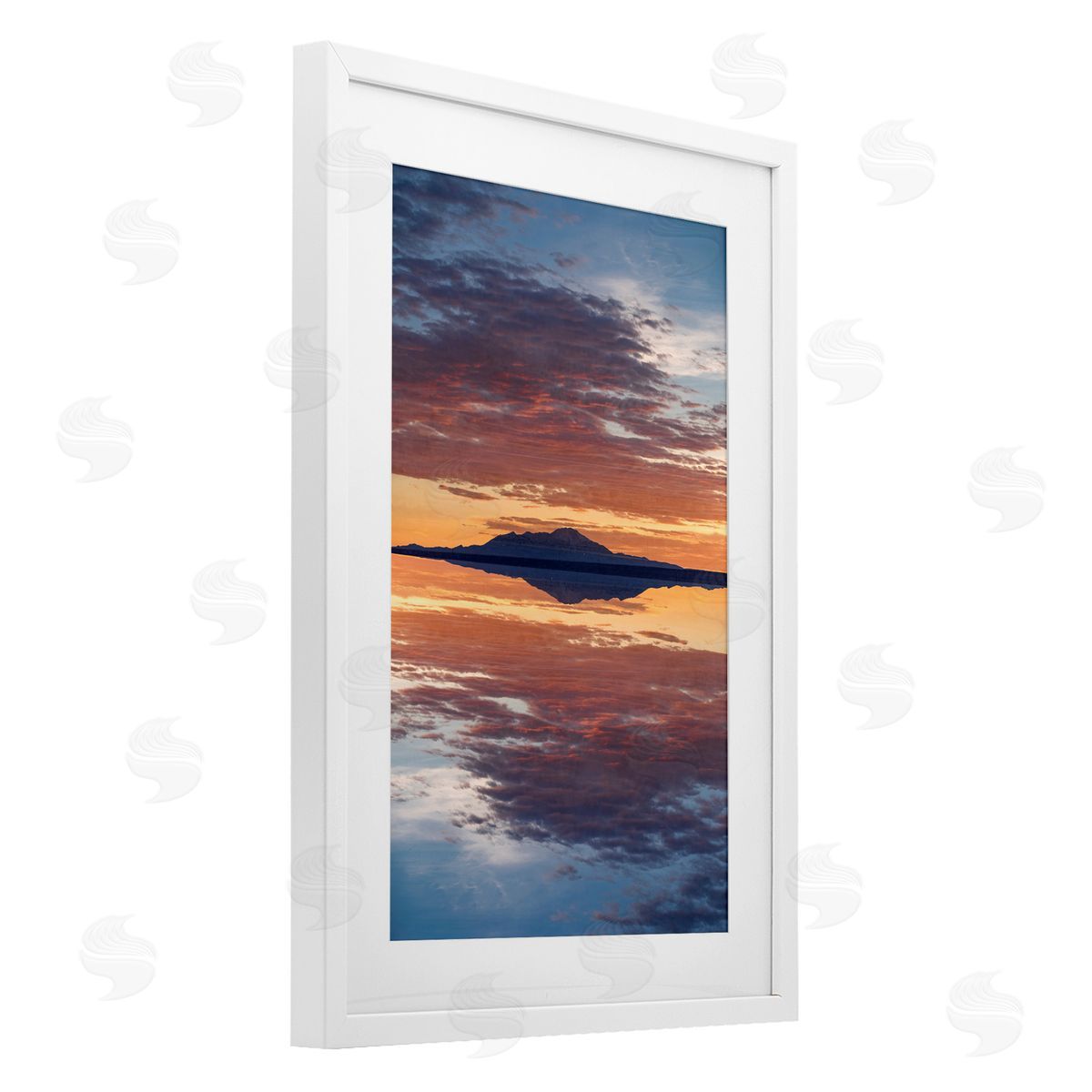 Robin Vandenabeele Sunset Sea Reflection Canvas Wall Art Print