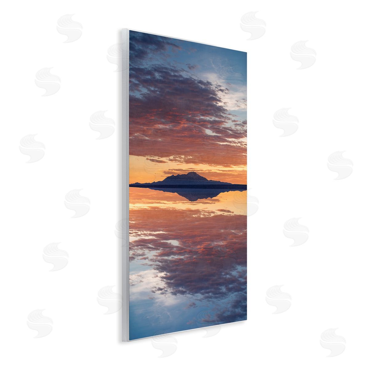 Robin Vandenabeele Sunset Sea Reflection Canvas Wall Art Print