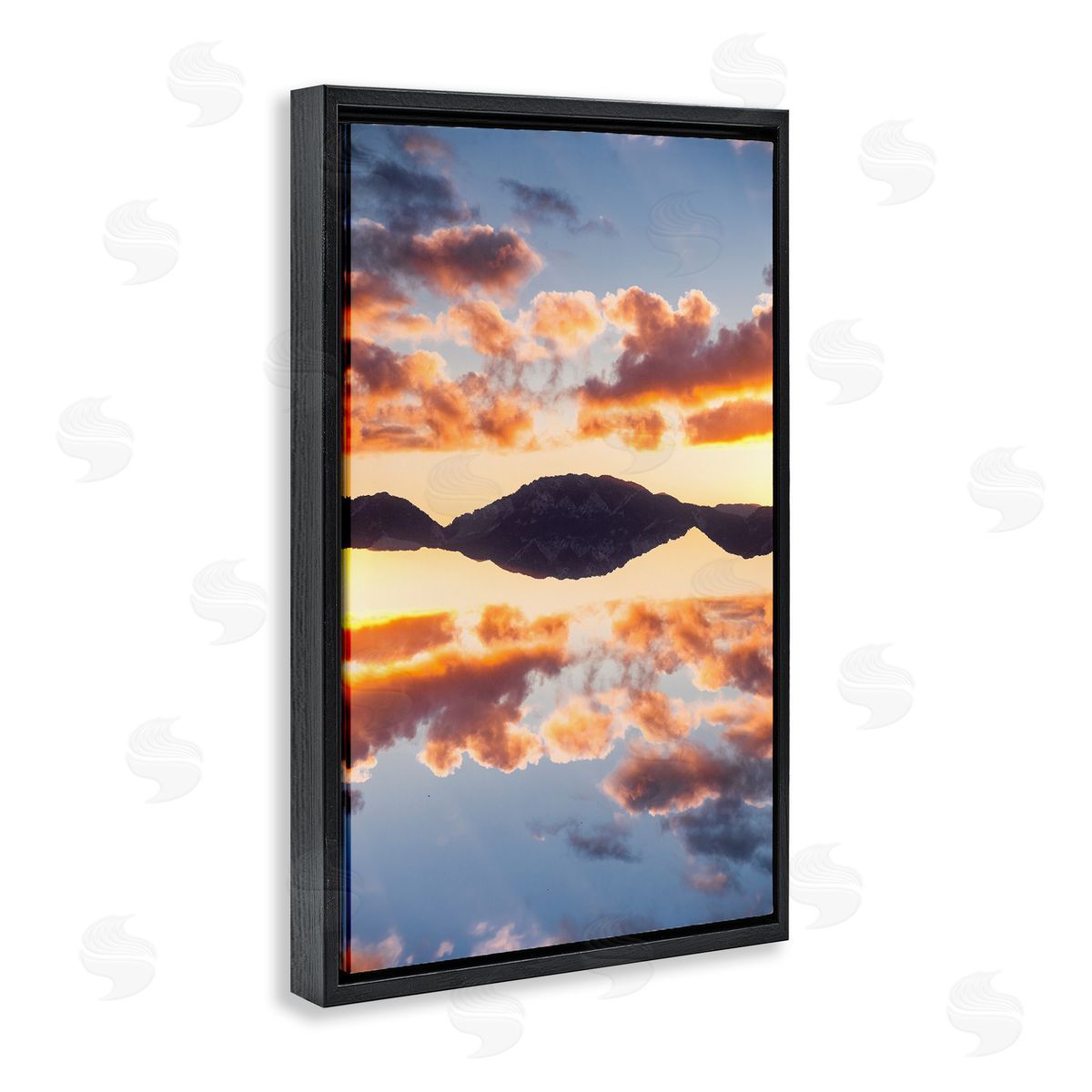 Robin Vandenabeele Vibrant Sunset Reflection Canvas Wall Art Print