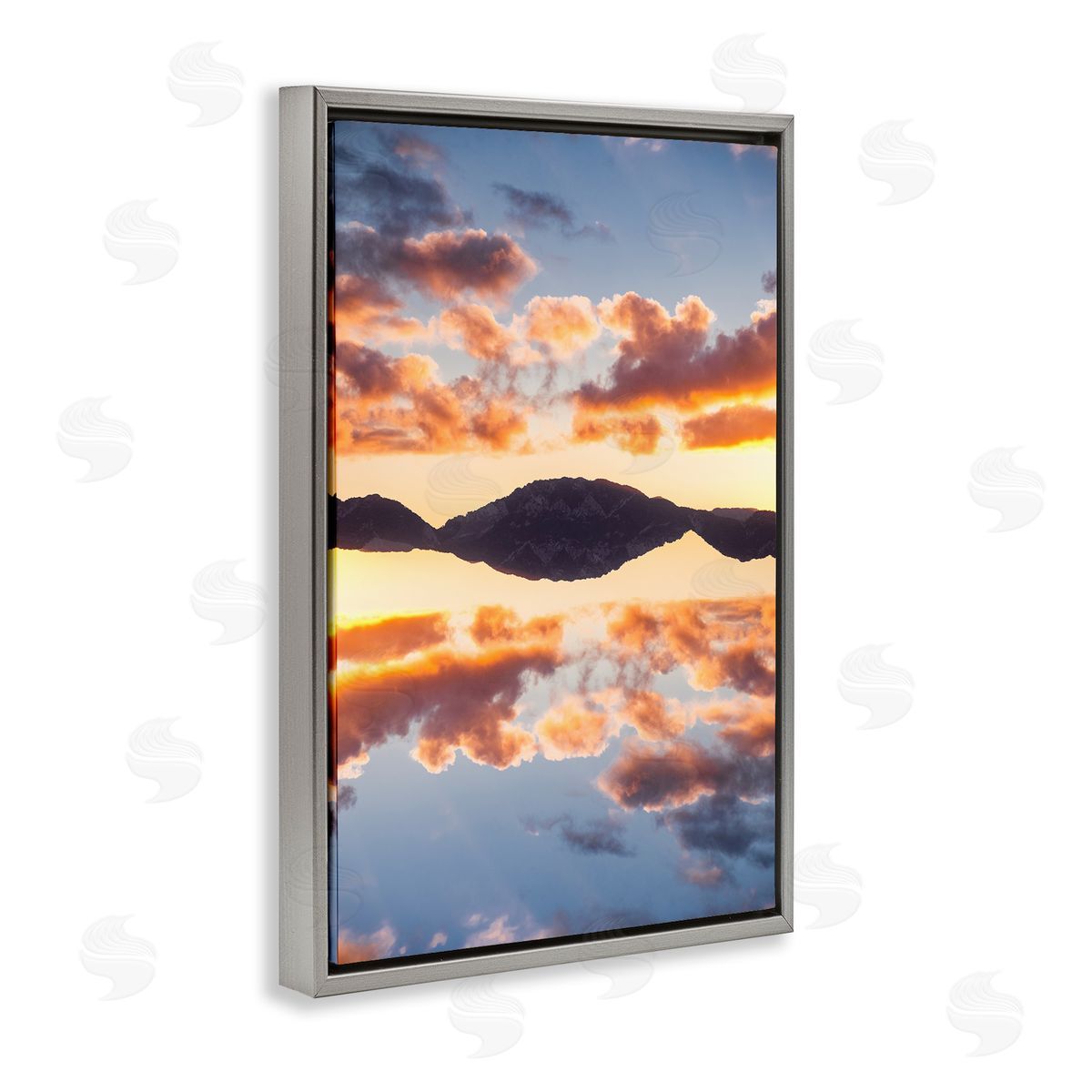 Robin Vandenabeele Vibrant Sunset Reflection Canvas Wall Art Print